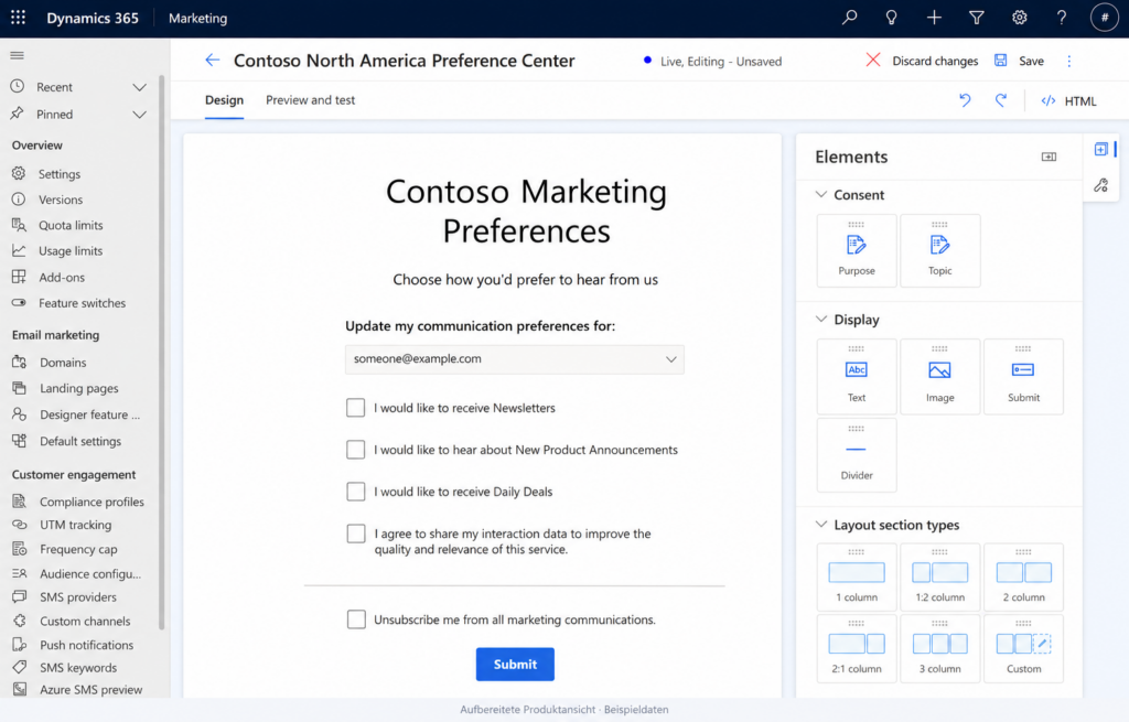 microsoft dynamics 365 marketing