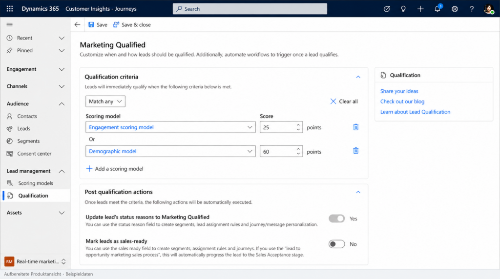 microsoft dynamics 365 marketing