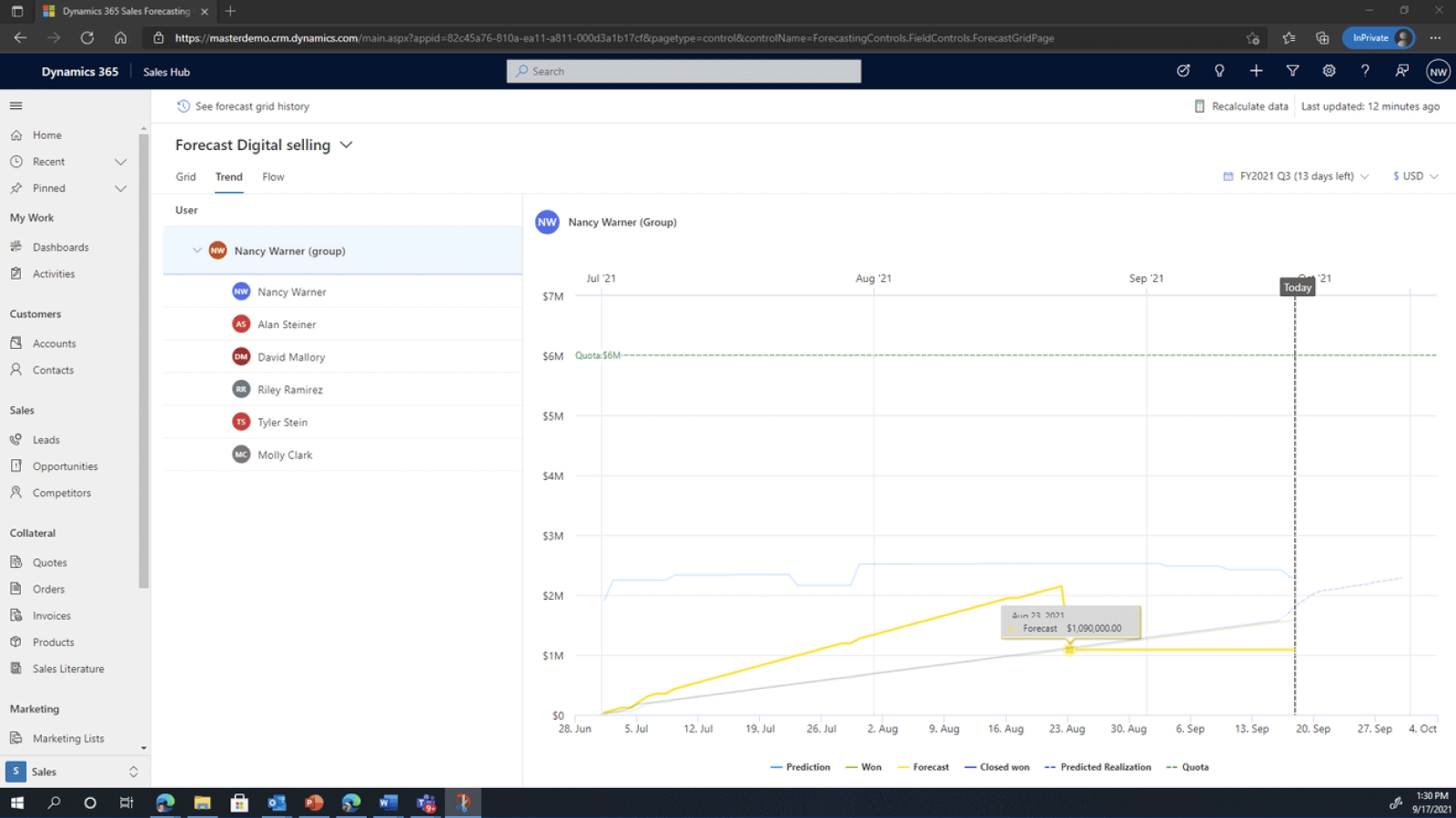 microsoft dynamics 365 sales