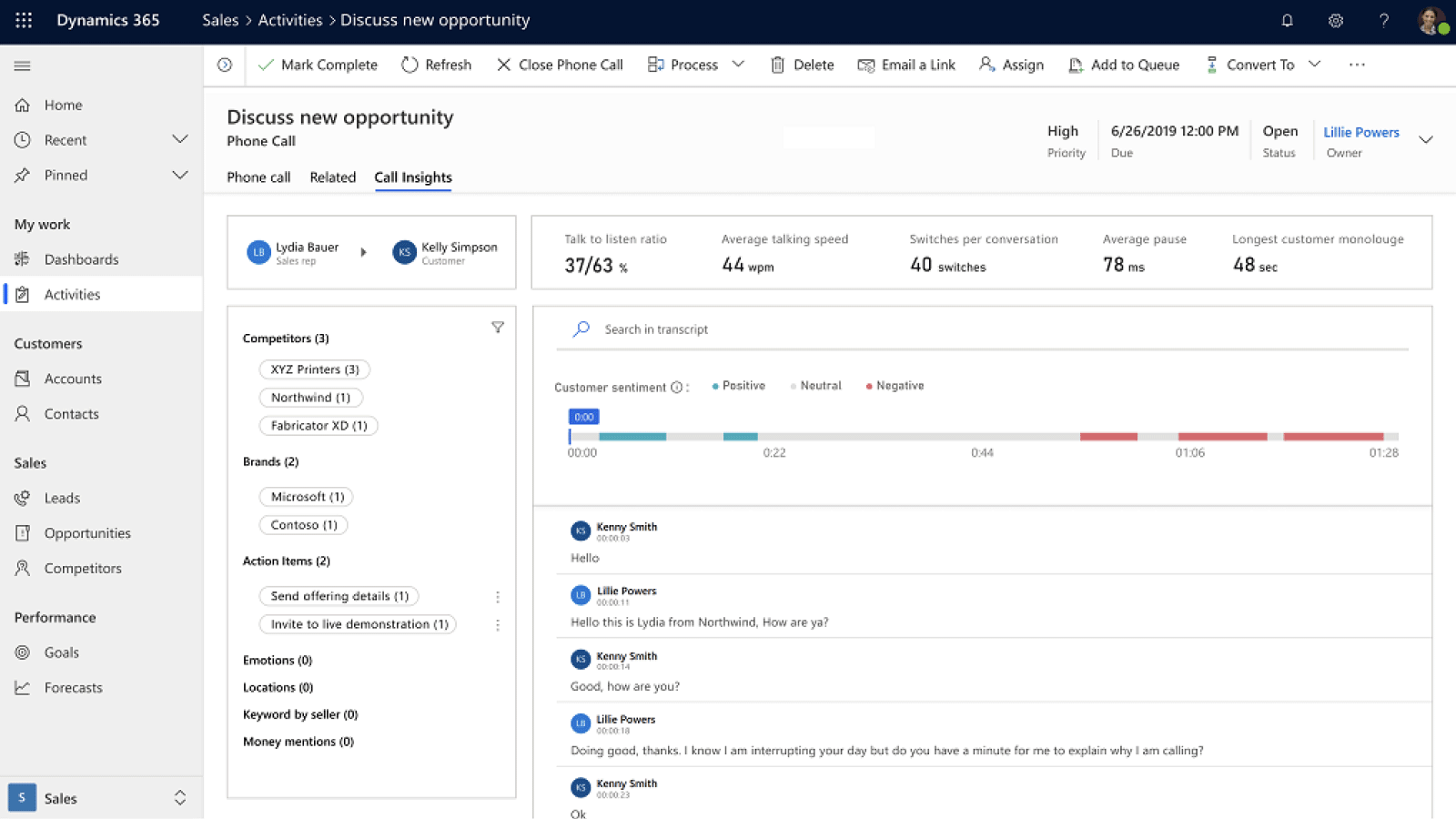 microsoft dynamics 365 sales