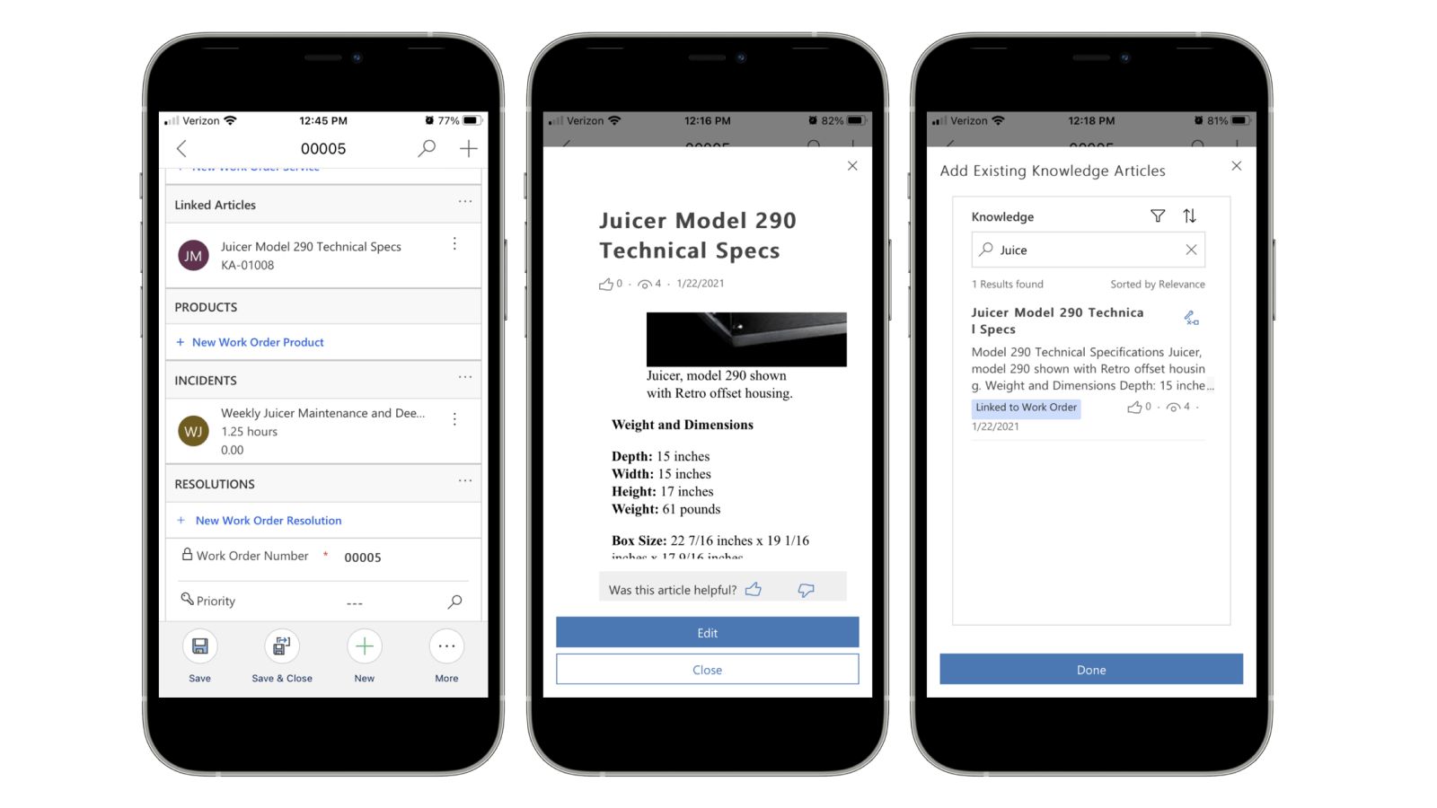 Dynamics 365 Field Service