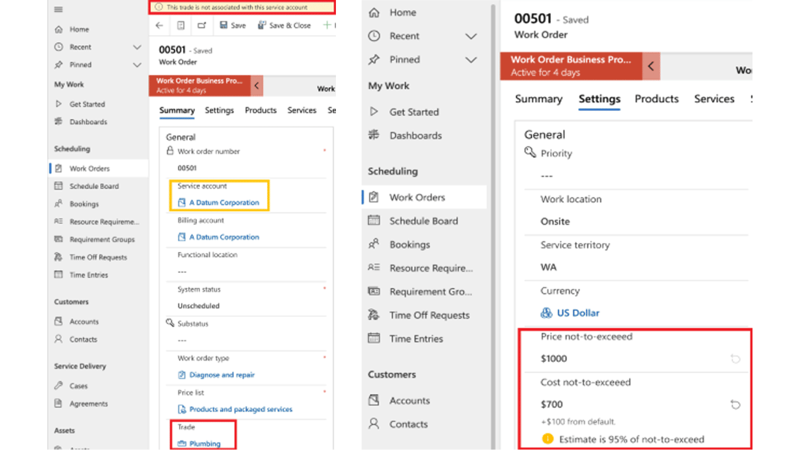 Dynamics 365 Field Service